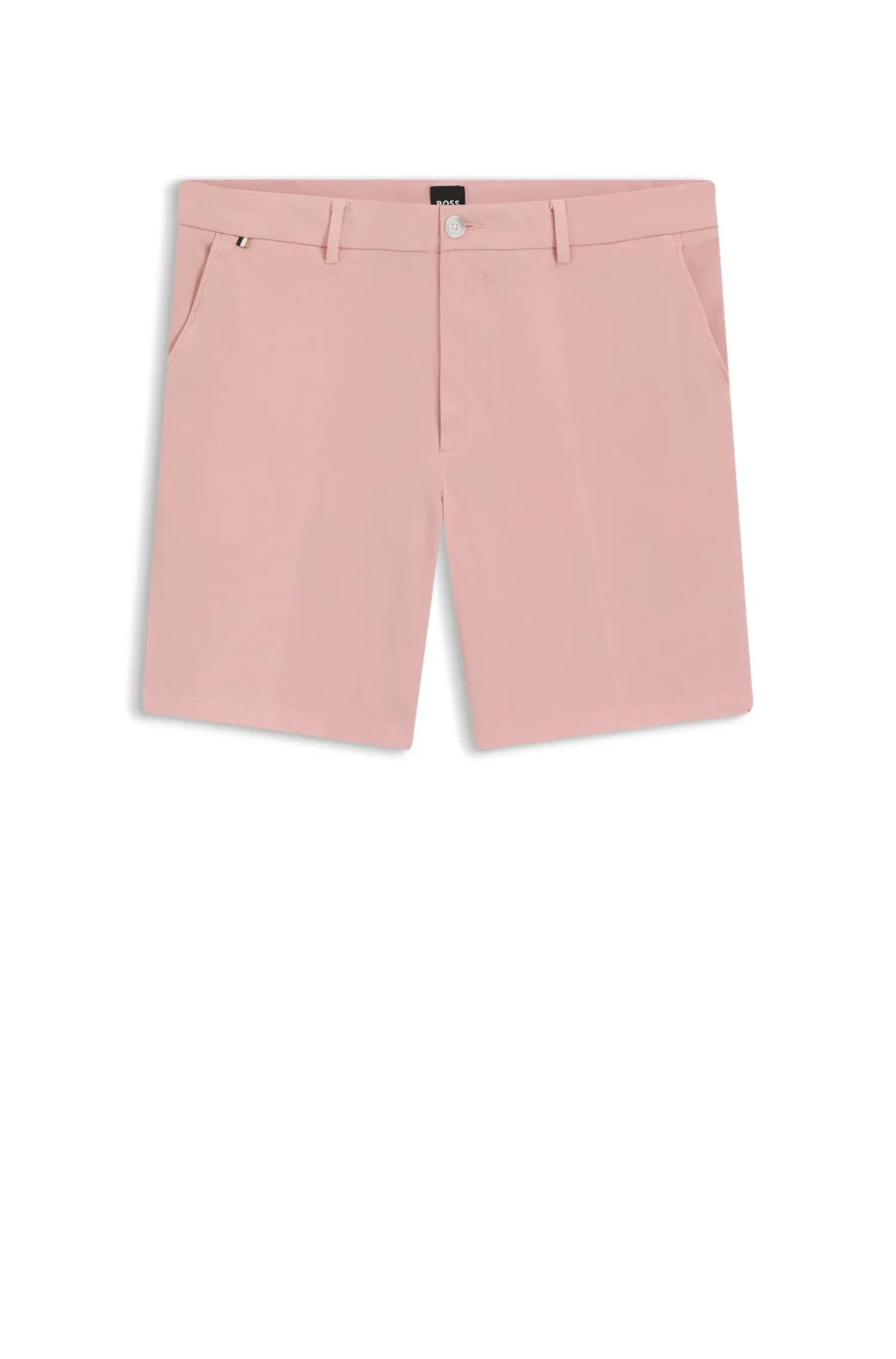 Shorts Em Sarja De Algodão Elástico — imagem 1