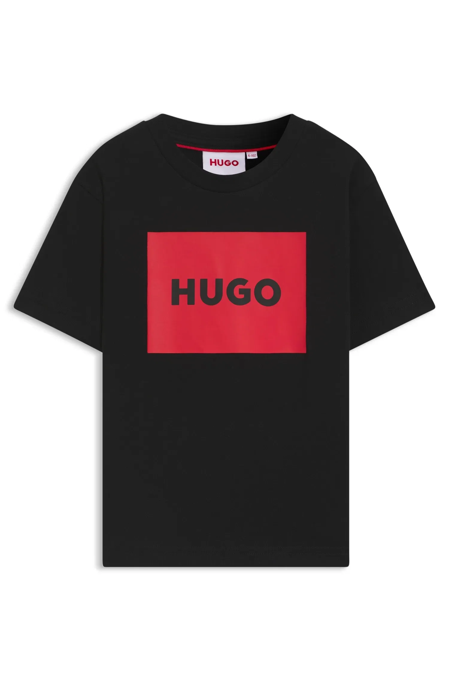 Camiseta Infantil Em Algodão Com Logo Vermelho — imagem 1