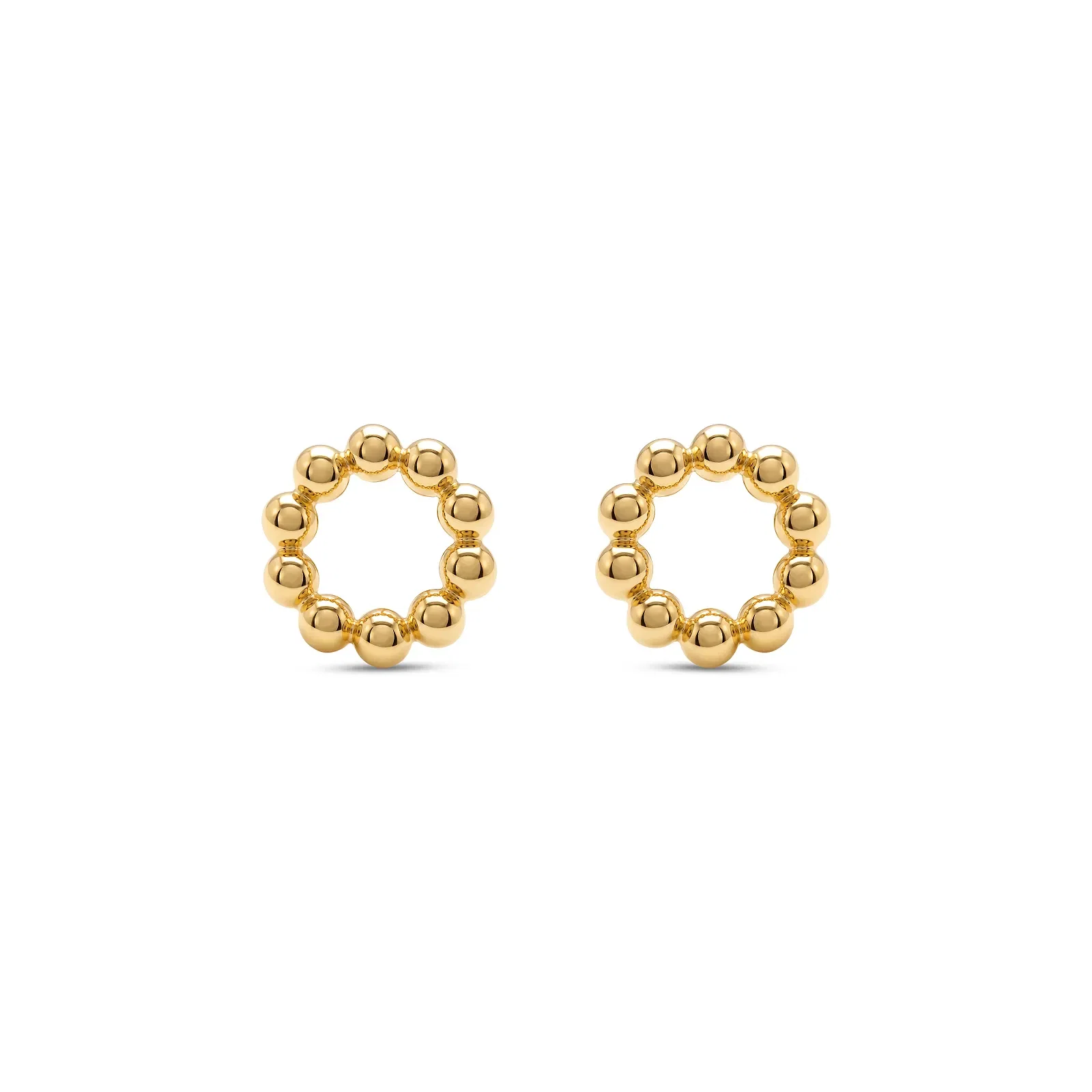 Brinco Life Petit em Prata 925 com Banho de Ouro Amarelo 18k — imagem 1