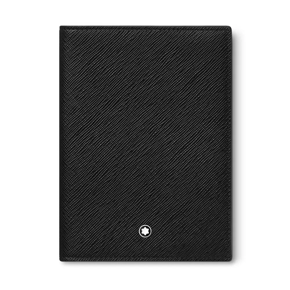 Porta Passaporte Montblanc Sartorial Preto - 130746