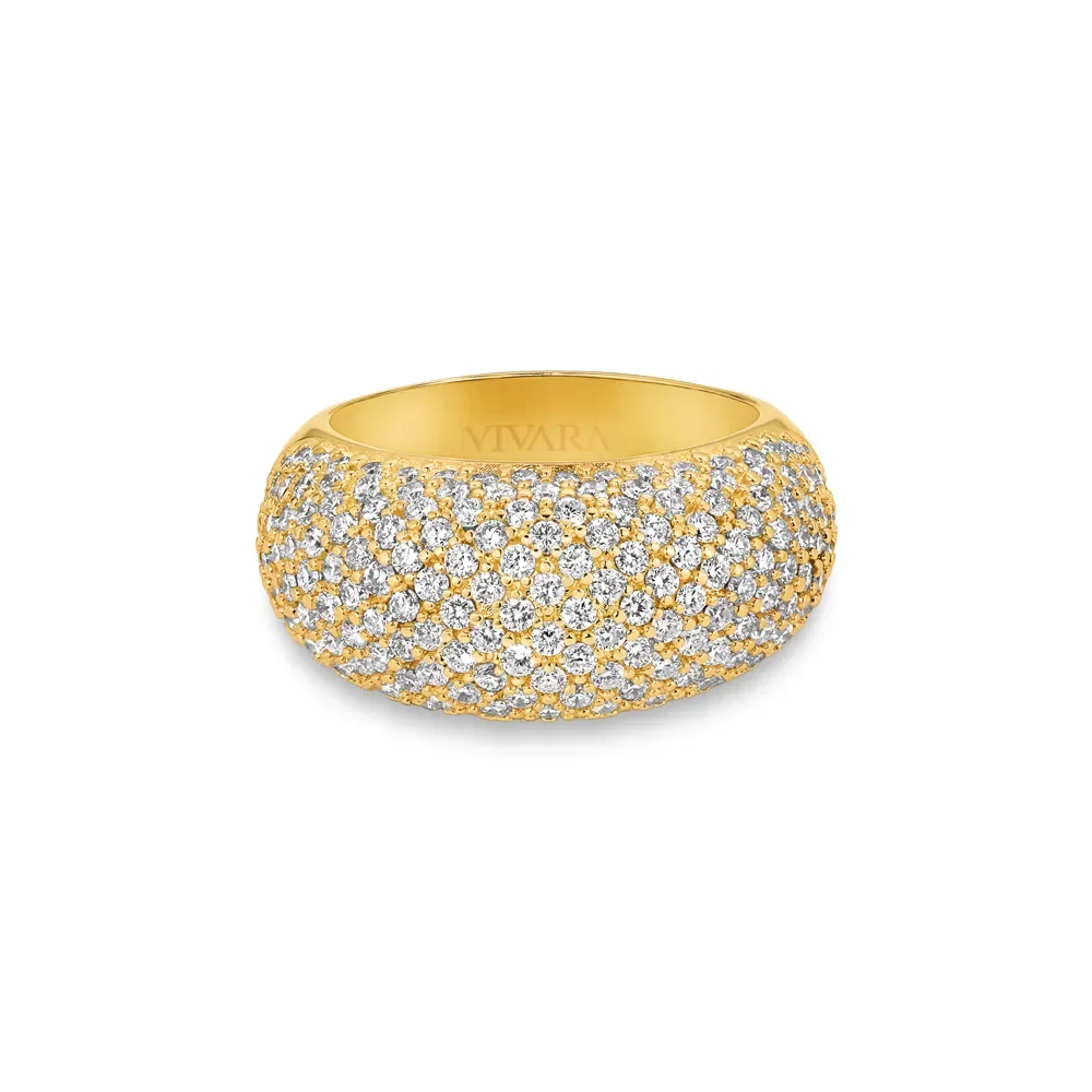 Anel Lumiere em Ouro Amarelo 18k com Diamantes — imagem 1