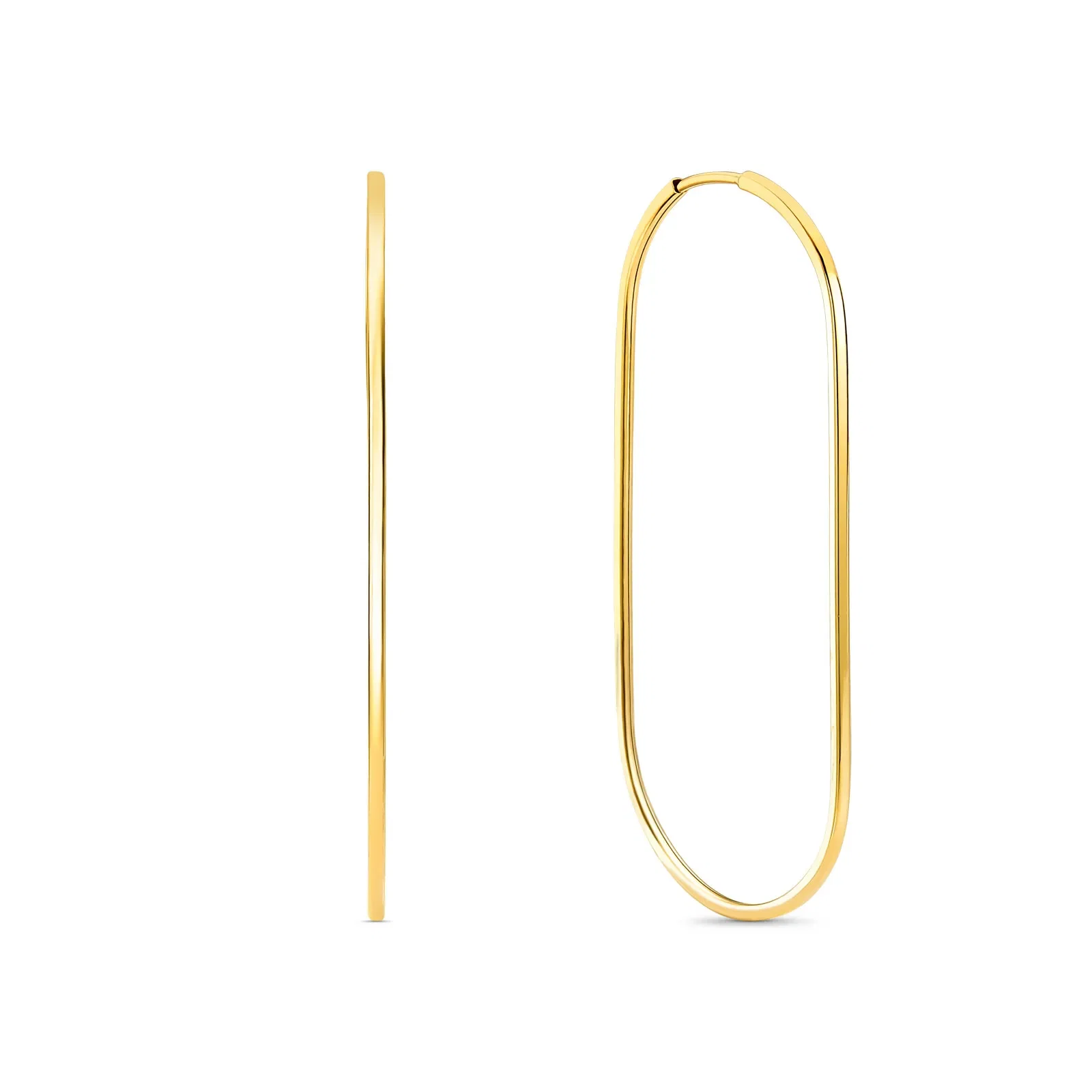 Argola em Ouro Amarelo 18k, 40mm — imagem 1