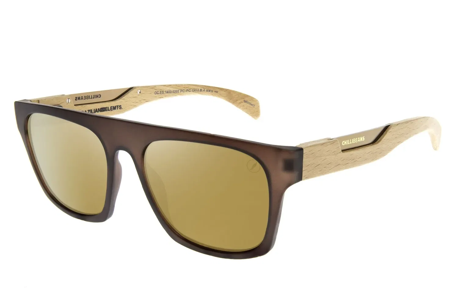 Óculos de Sol Feminino Brazillian Elements New Sport Marrom