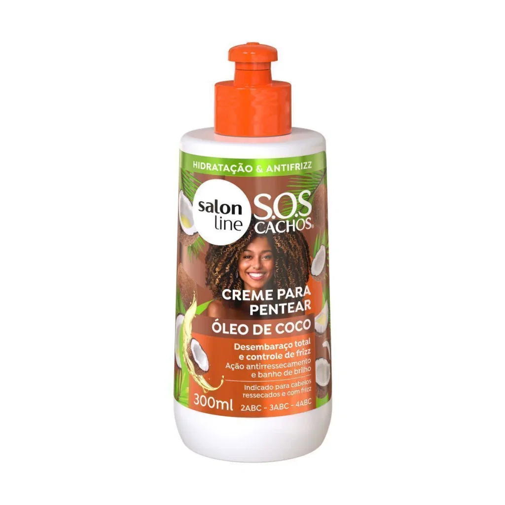 Creme para Pentear Salon Line S.O.S Cachos Óleo de Coco 300ml