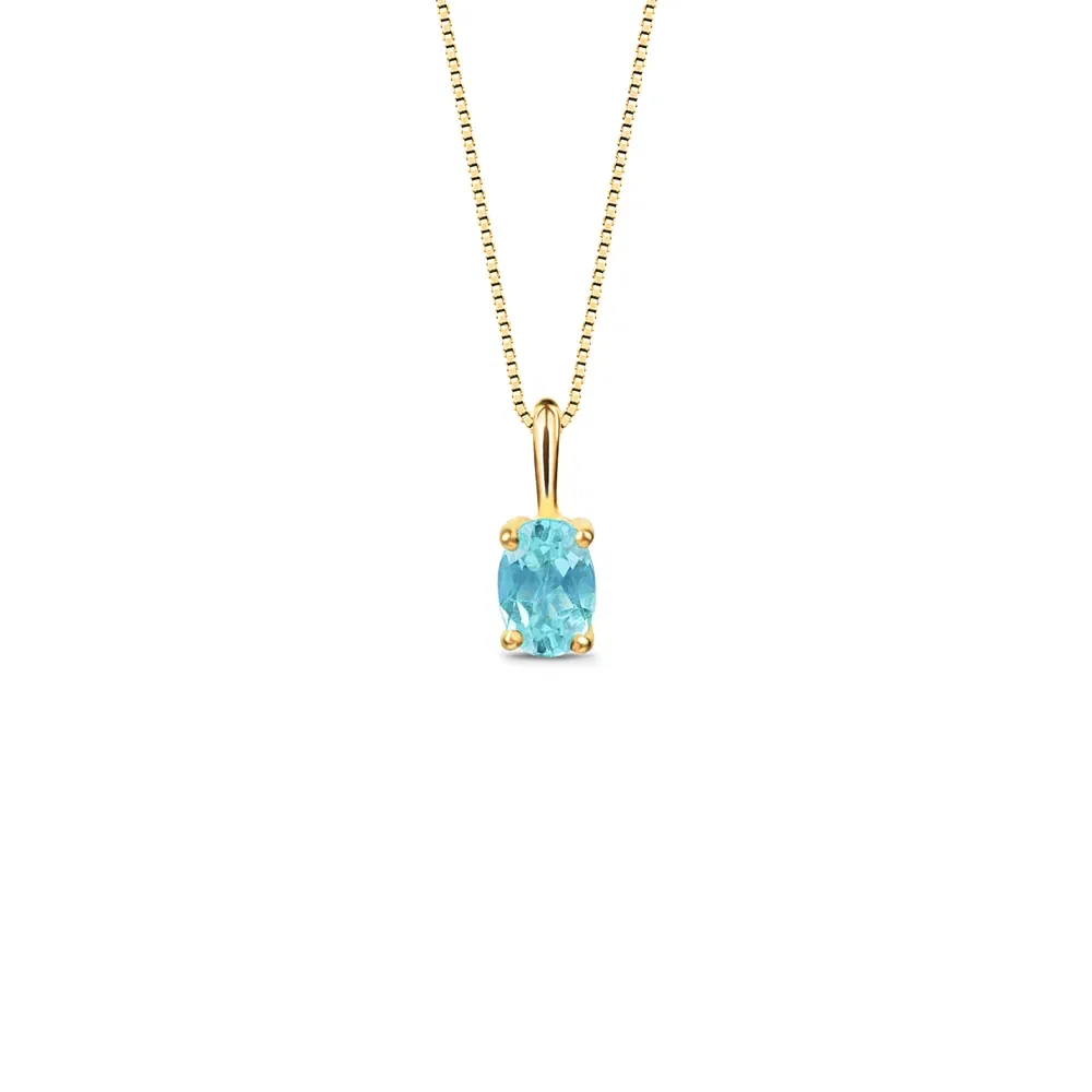 Pingente Cores em Ouro Amarelo 18k e Apatita — imagem 1
