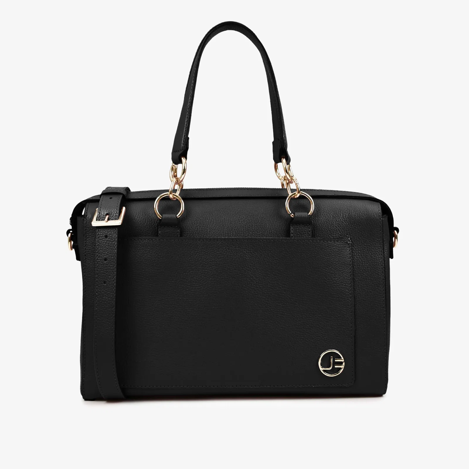 Bolsa Tote Preto Couro