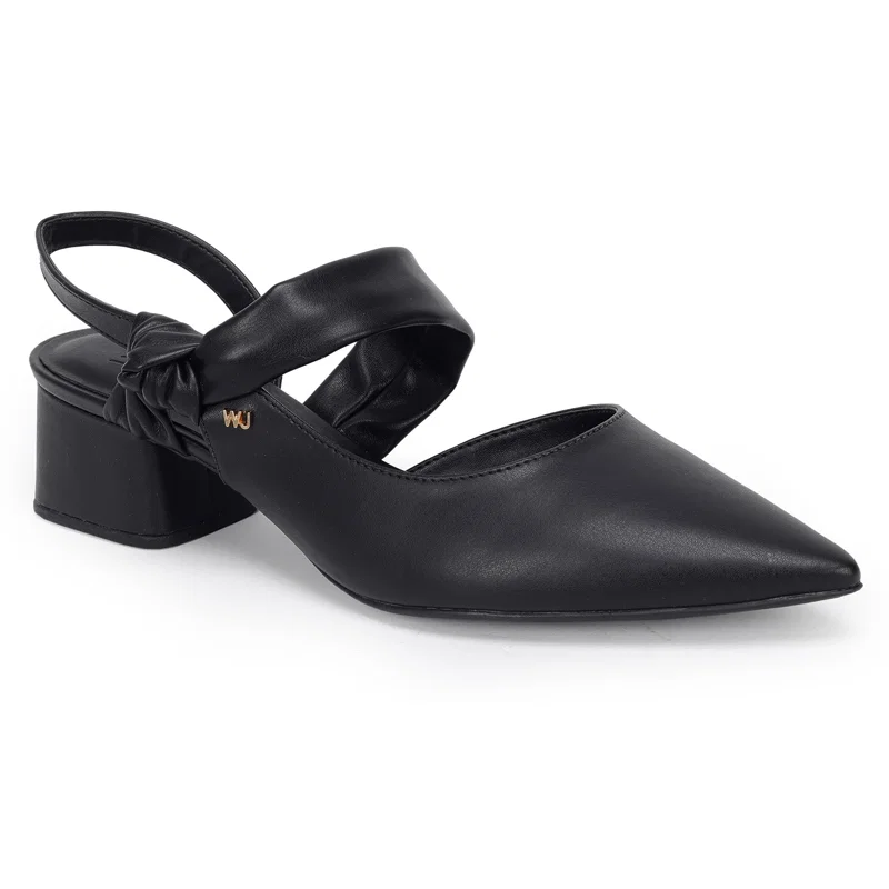 Slingback Tira Soft Com Nó 5cm