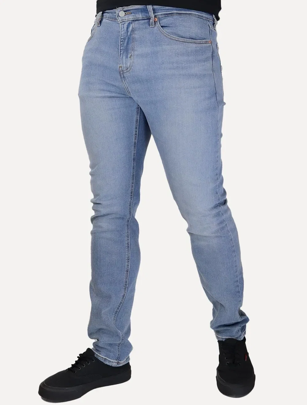Calça Levis Jeans Masculina 505 Regular Medium Light Clear Azul Claro — imagem 1