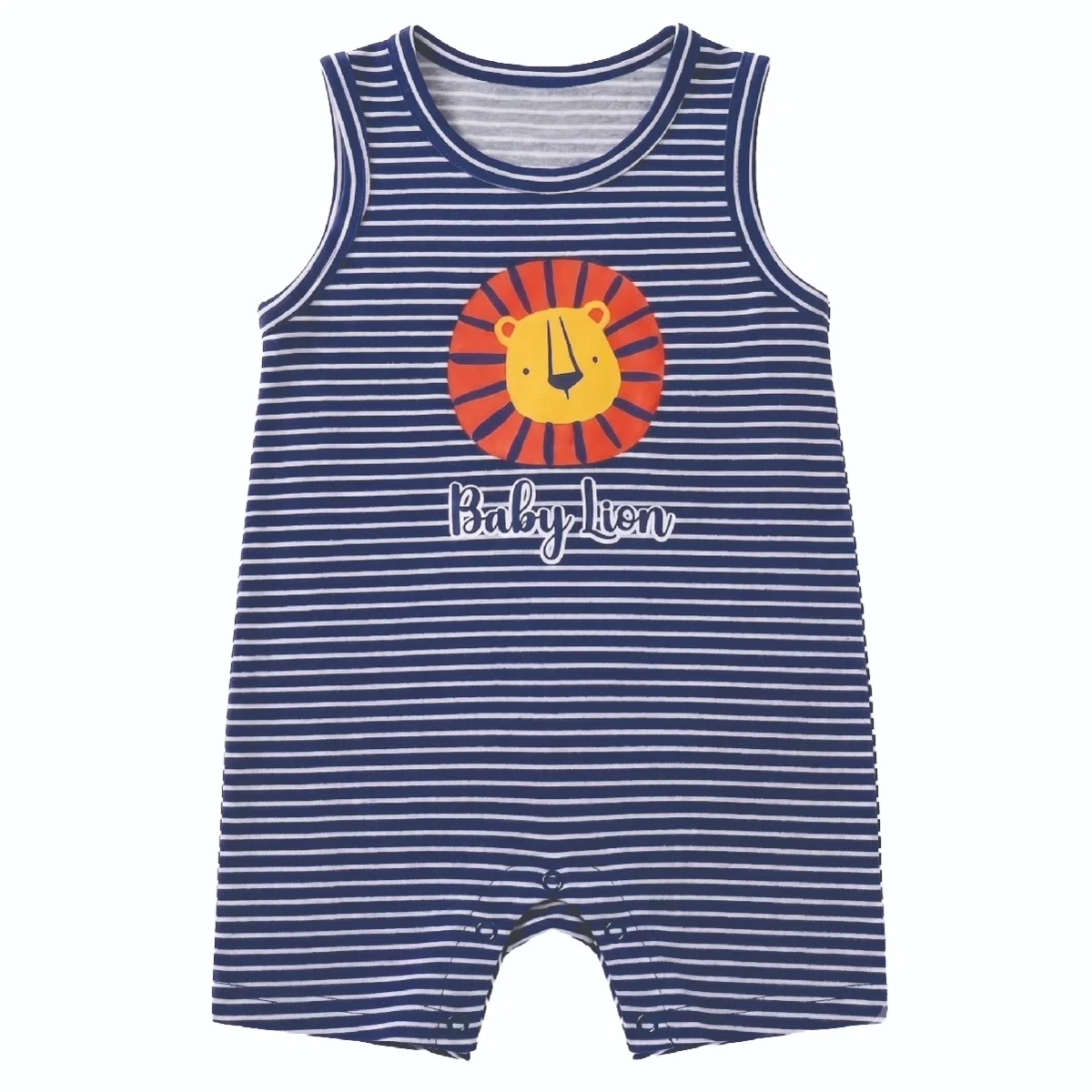 Banho De Sol Listrado Bebê Malha Peach Skin Tip Top — imagem 1