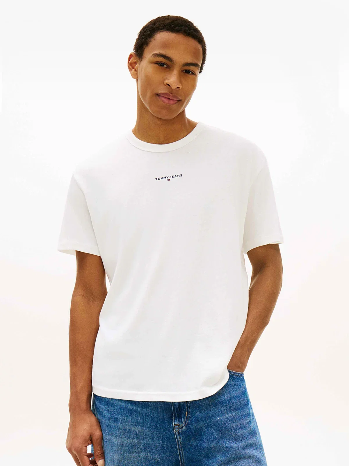 Camiseta Relaxed Logo Linear — imagem 1