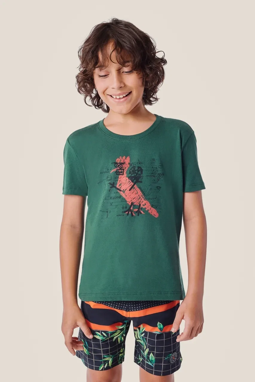 Camiseta Est Mini Sm Pica Pau College