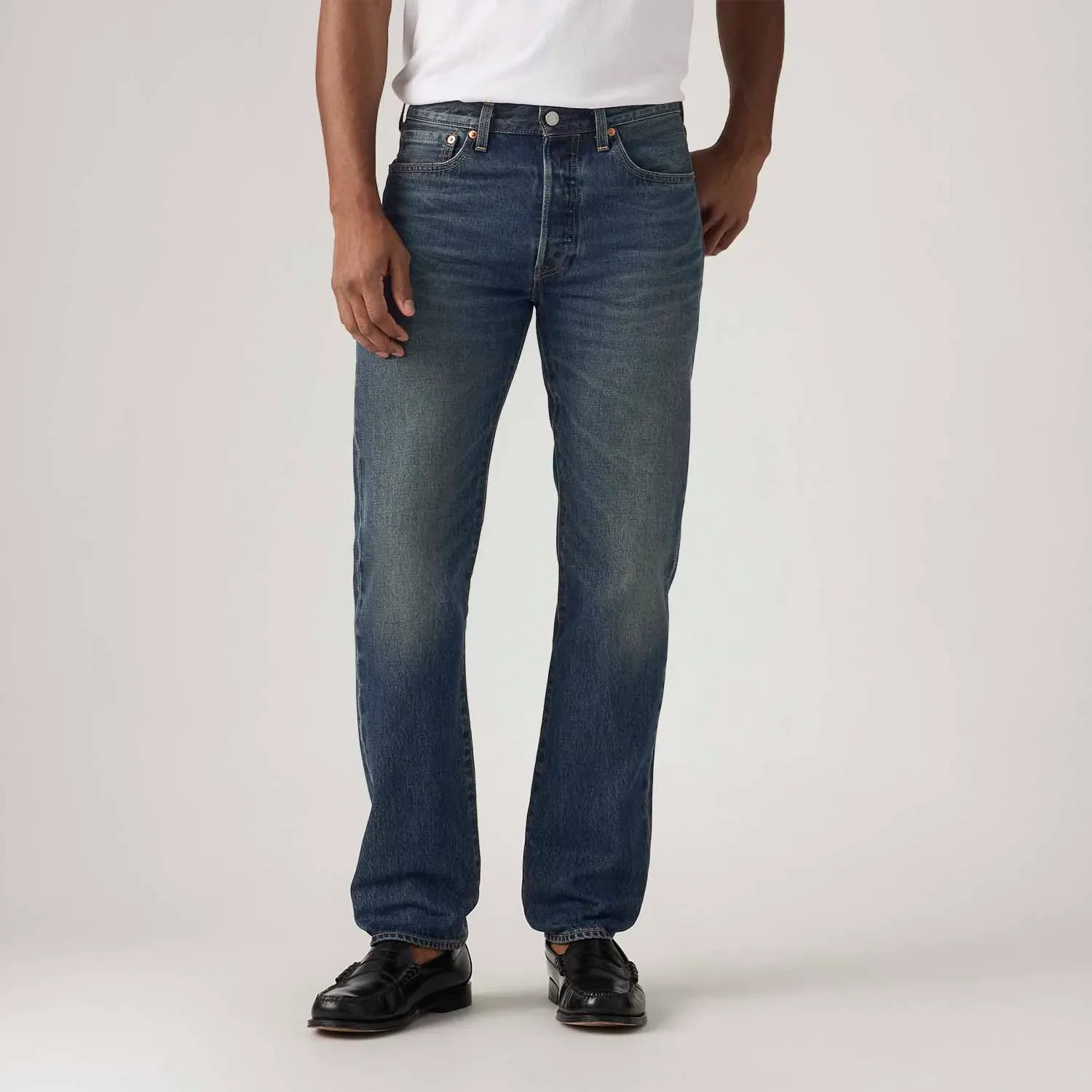 Calça Jeans Levi's® 501® Original Lavagem Escura