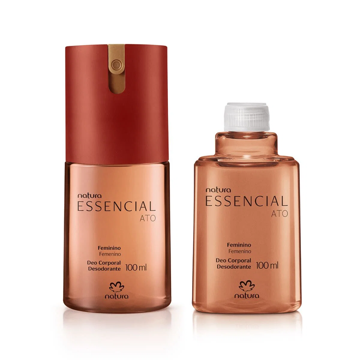 Kit Desodorante Corporal Essencial Ato Feminino com Refil