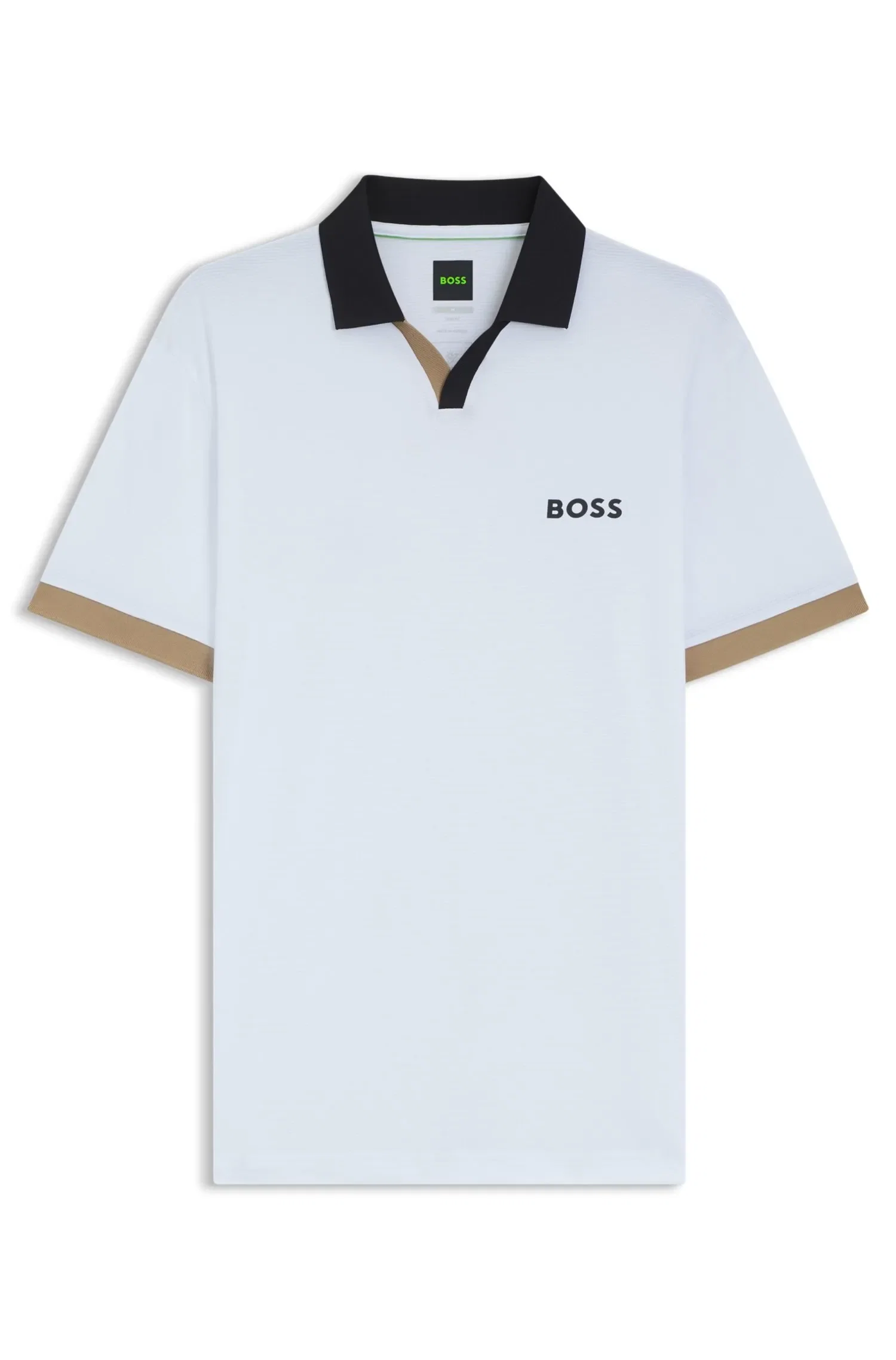Polo Slim Fit Ativo Com Bloco De Cores — imagem 1