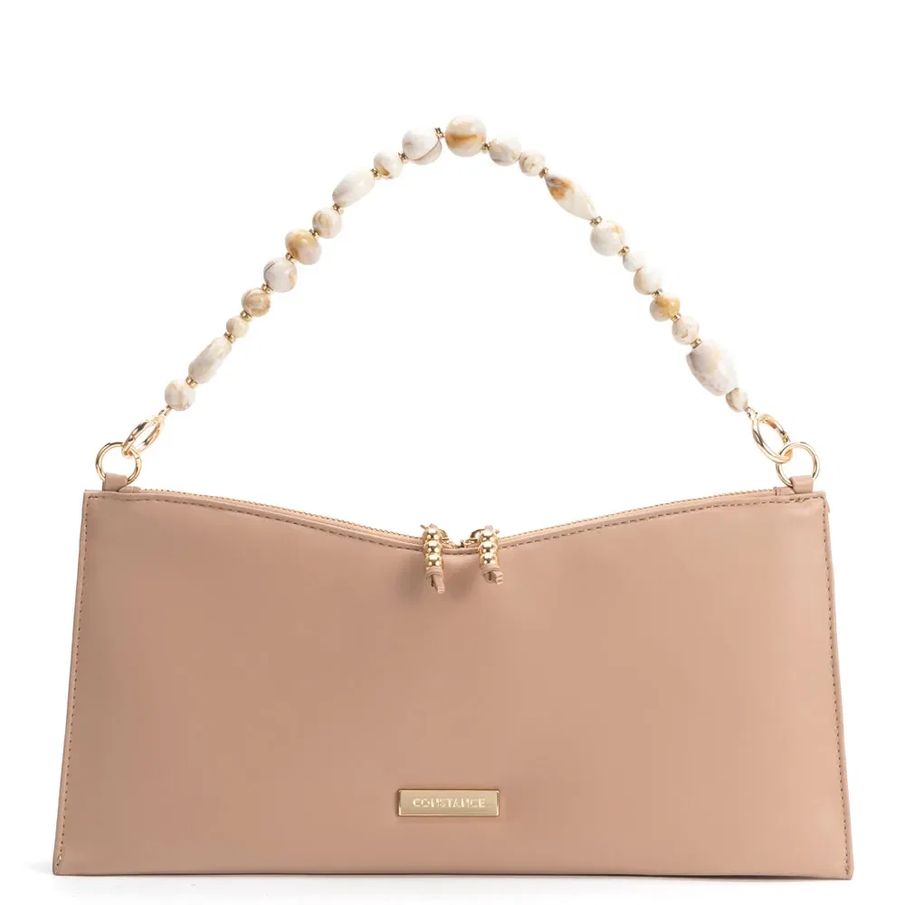 Bolsa Clutch Pedras Nude — imagem 1