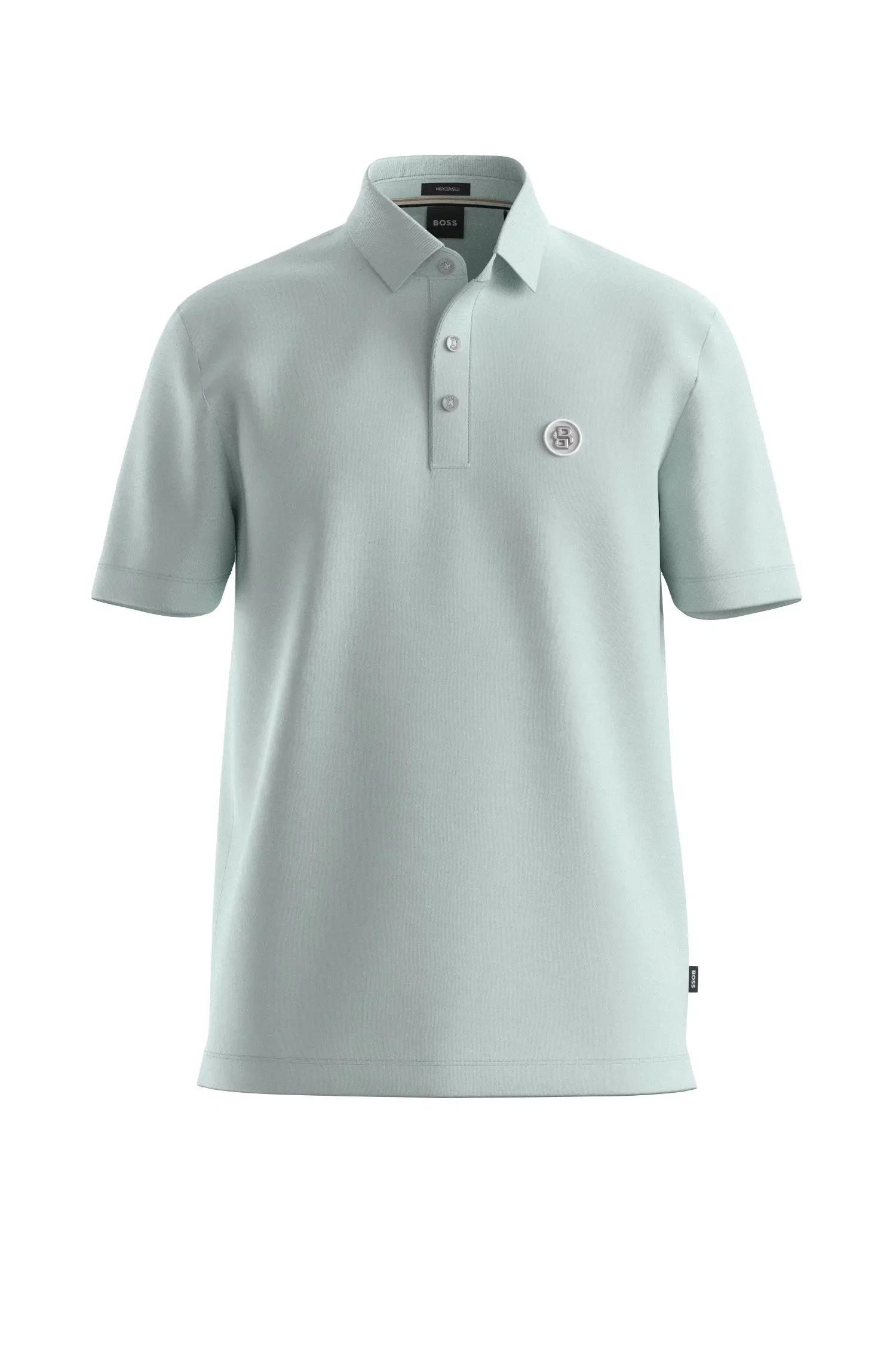 Polo De Algodão Mercerizado Com Monograma Double B — imagem 1
