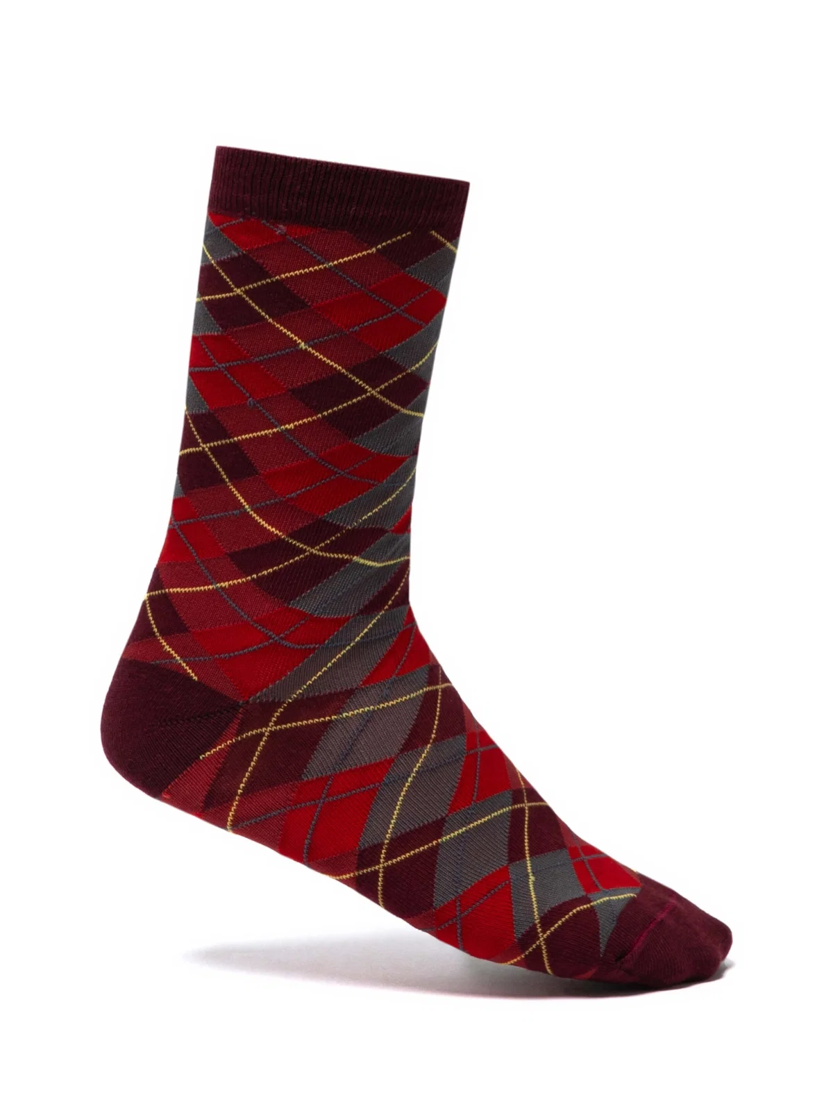 Tartan Socks Ellus Vermelho