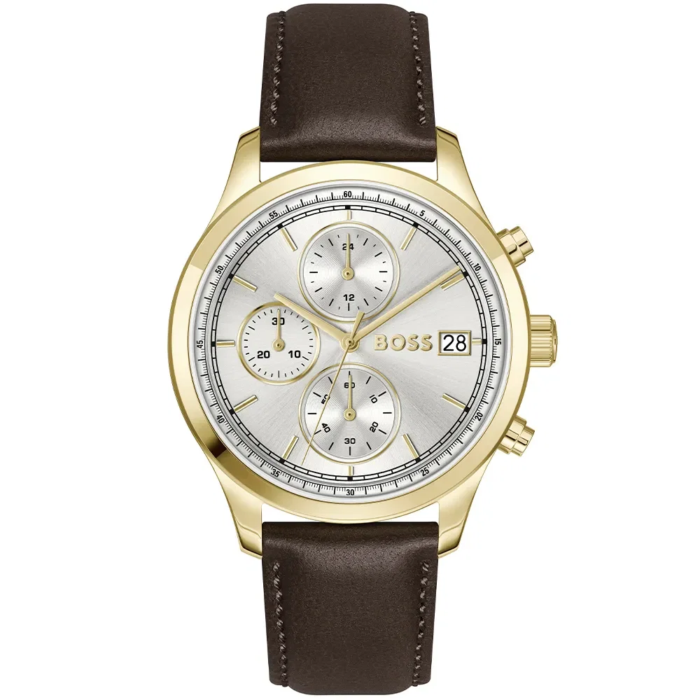 Relógio Boss Stratus Masculino em Couro Marrom 1514327 — imagem 1