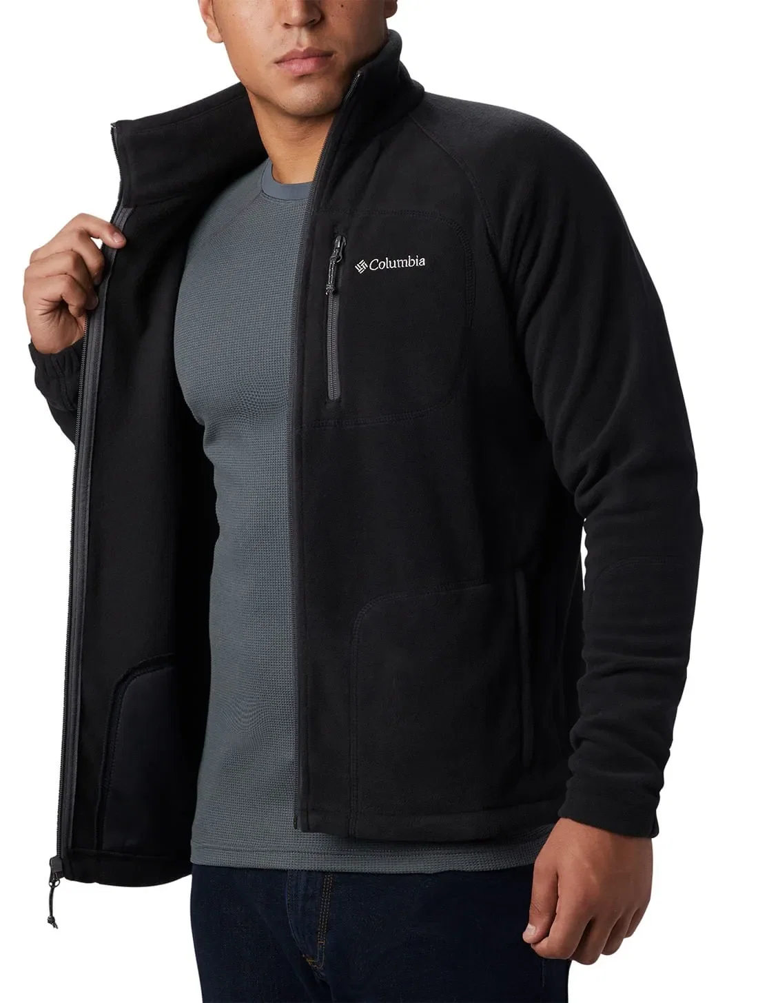 Jaqueta Fleece Columbia Masculina Fast Trek™ II — imagem 1