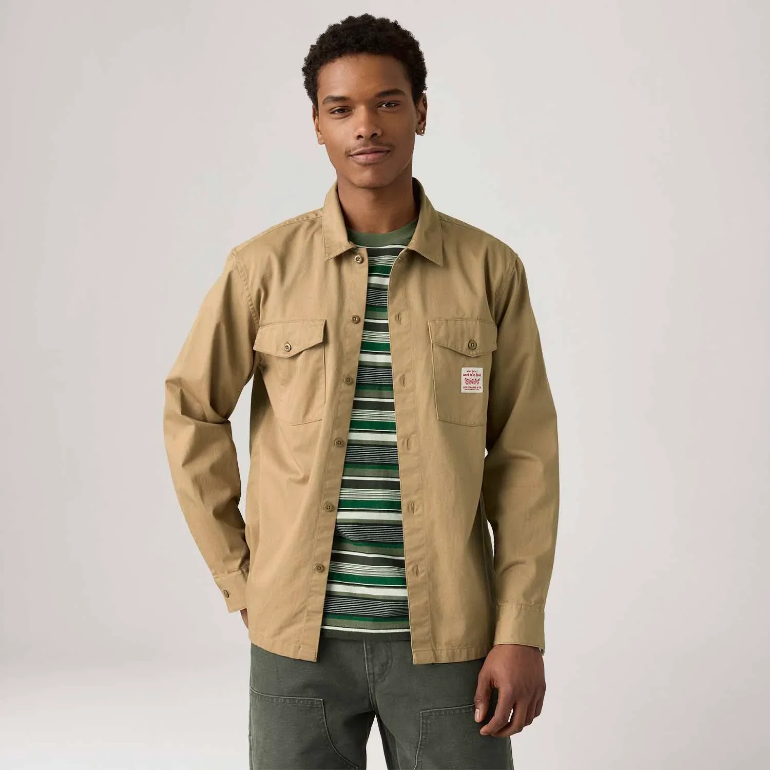 Camisa Levi's® Worker Marrom