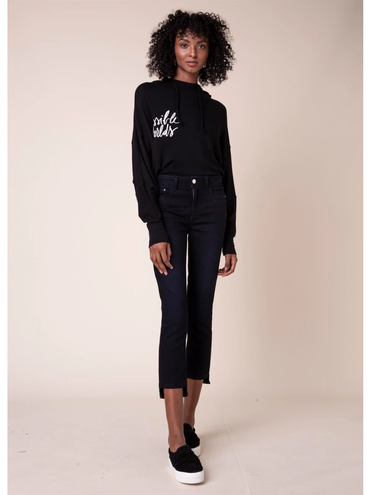 Calça Jeans Sofia Cigarrete B-216 Lav.Escuro C/ 3d
