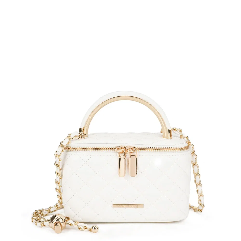 Bolsa Retrô Pequena Branca