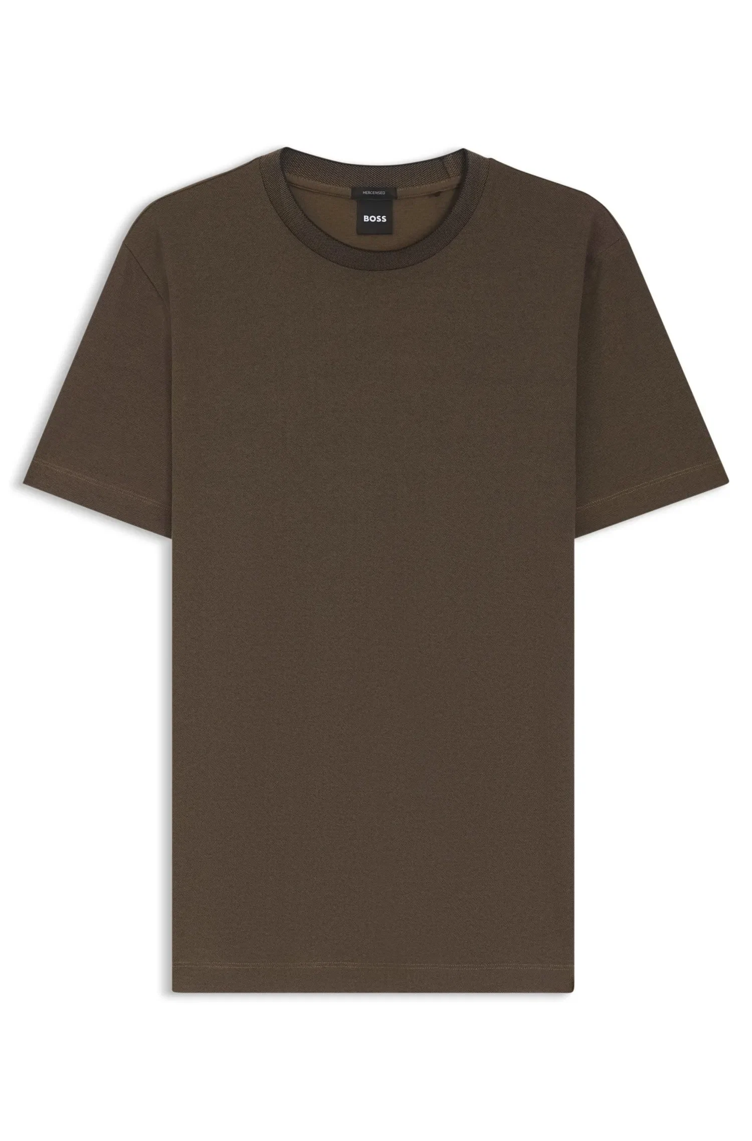 Camiseta De Mistura De Algodão Regular Fit — imagem 1