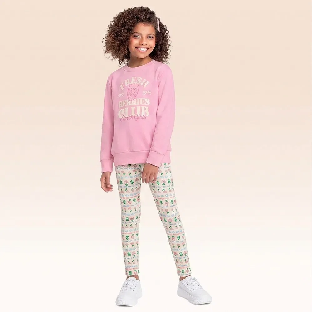 Conjunto blusão e legging