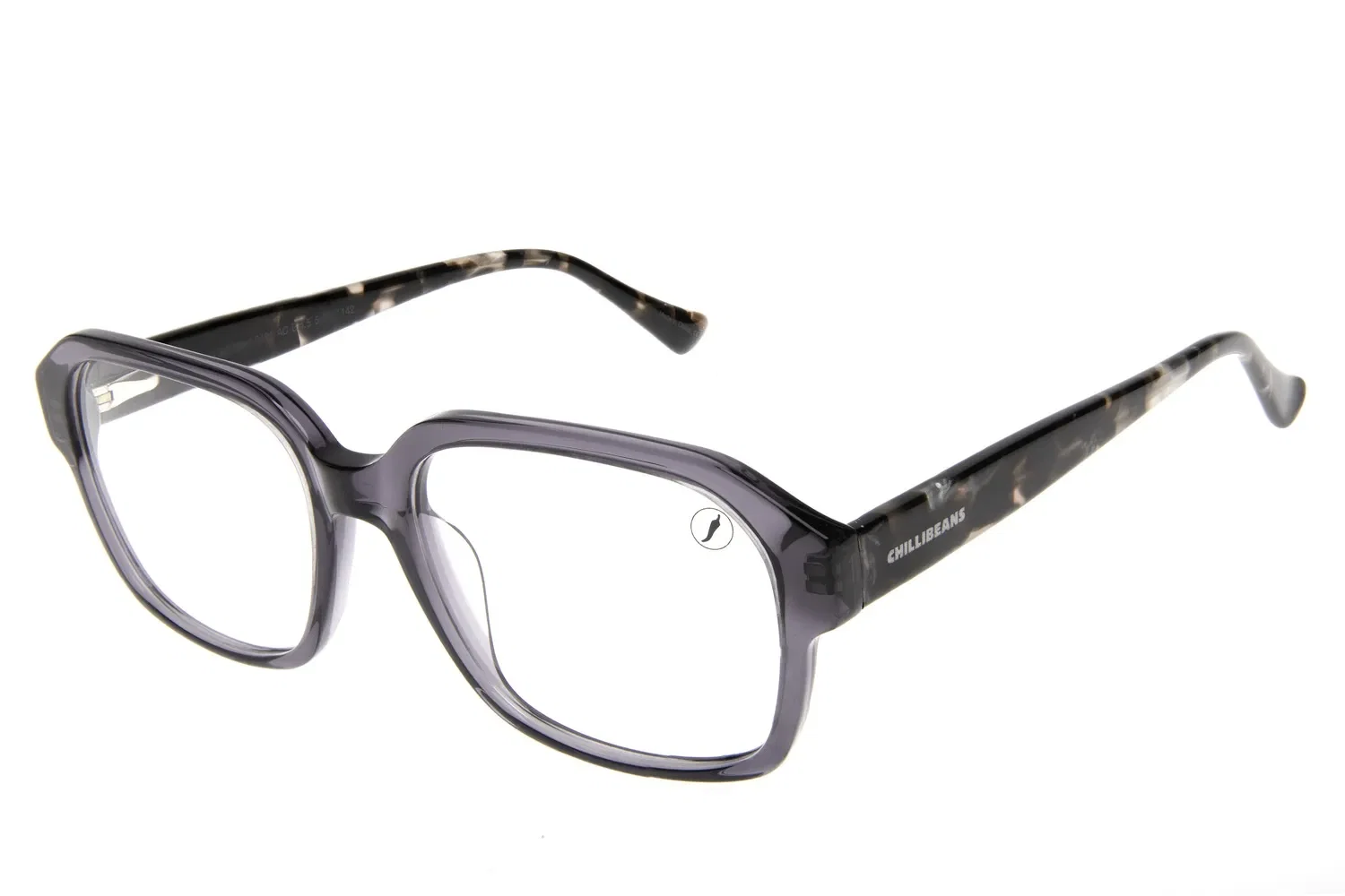 Armação Para Óculos de Grau Masculino Ótica Chilli Beans AC Narrow Cinza