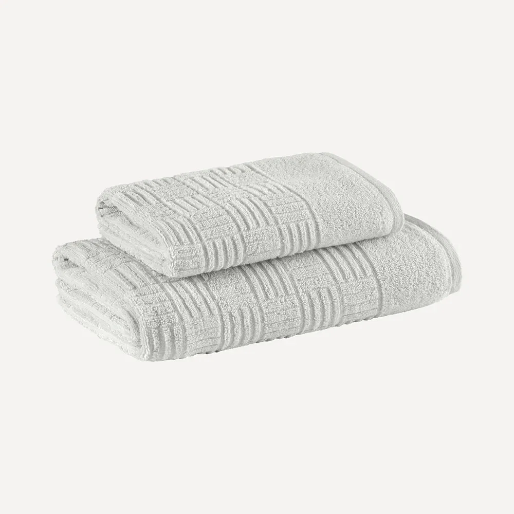 Kit Banho e Rosto 100% Algodão Unika Solis Platina — imagem 1