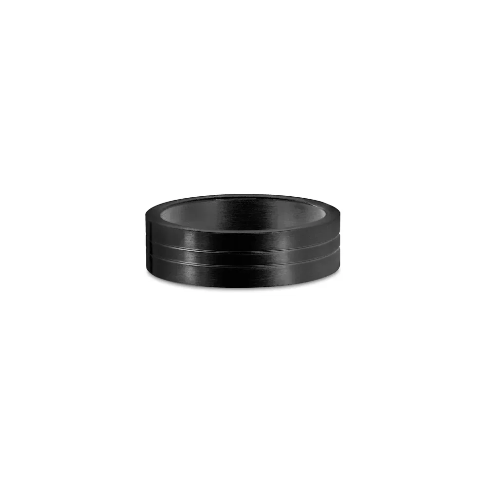 Anel Life Masculino Aço Preto