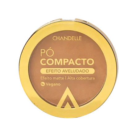 Pó Compacto Chandelle Matte Avelã Acetinado