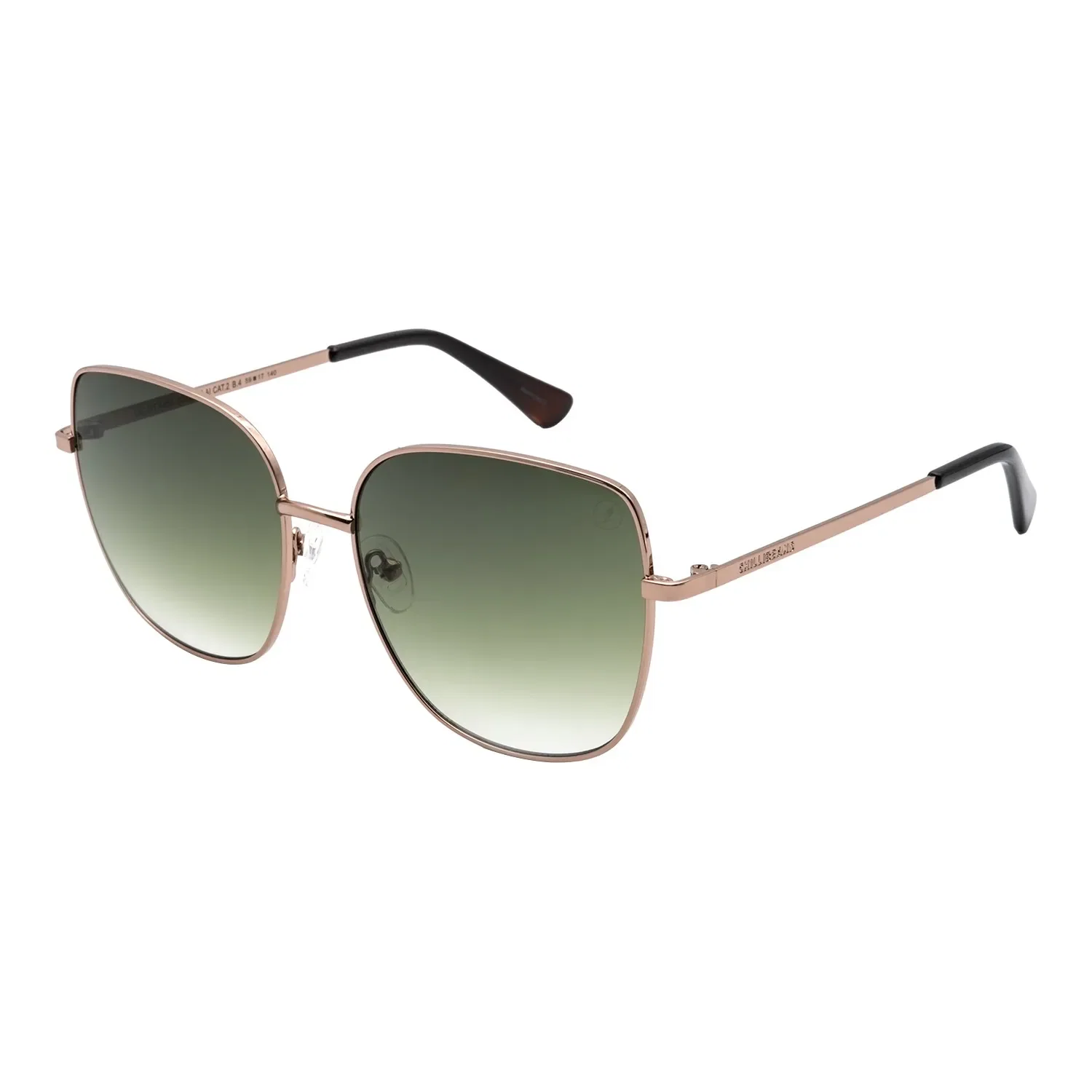 Óculos de Sol Masculino Chilli Beans Quadrado Degradê Verde — imagem 1