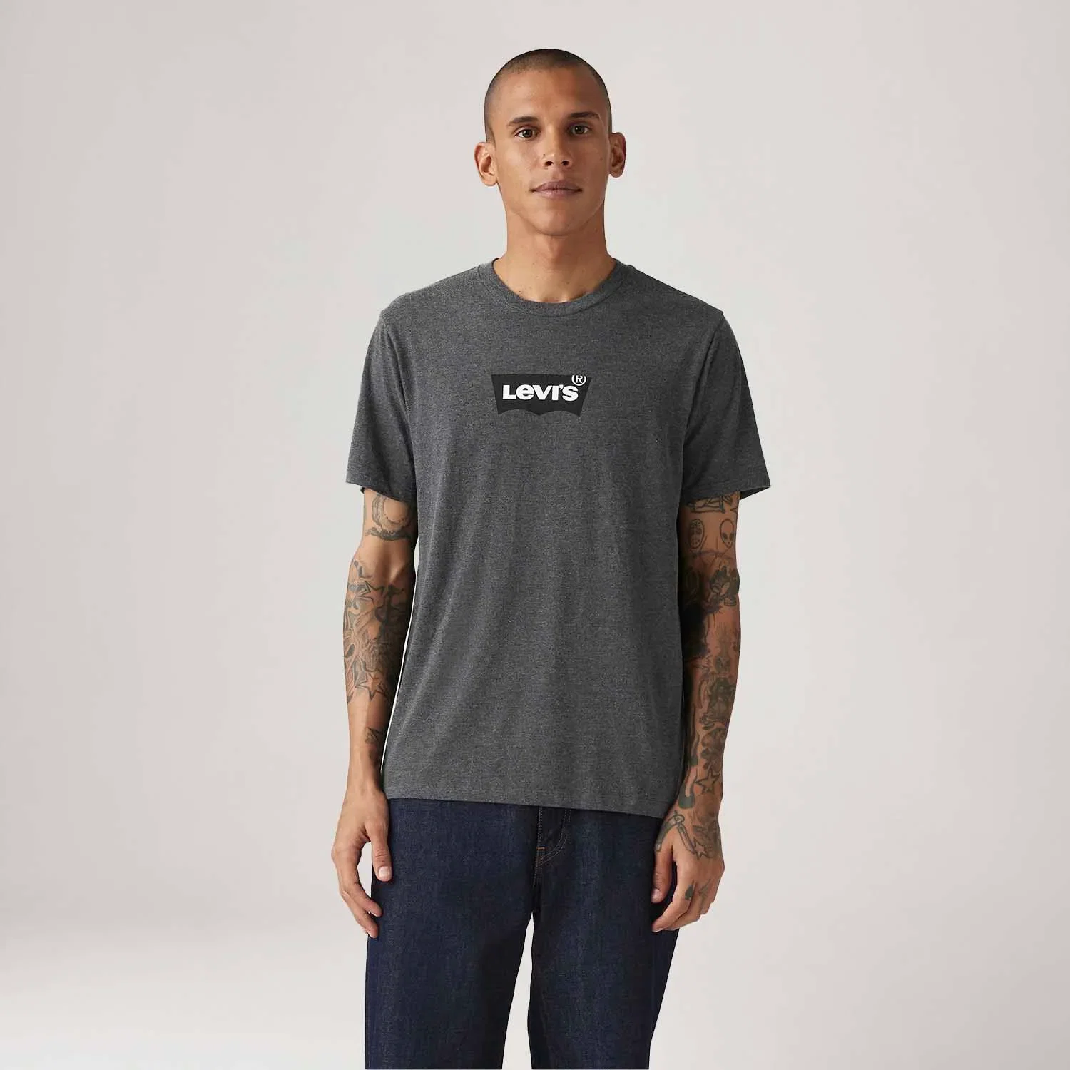 Camiseta Levi's® Graphic Crewneck Preta Manga Curta — imagem 1