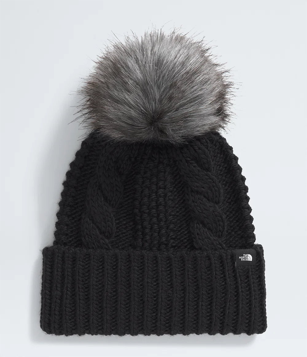 Gorro Infantil Kids Oh Mega Fur Pom TNF Black — imagem 1