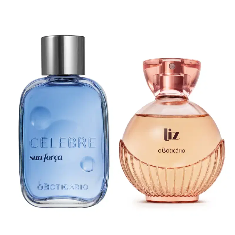 Combo Desodorante Colônia: Celebre Sua Força Masculino 100ml + Liz 100ml