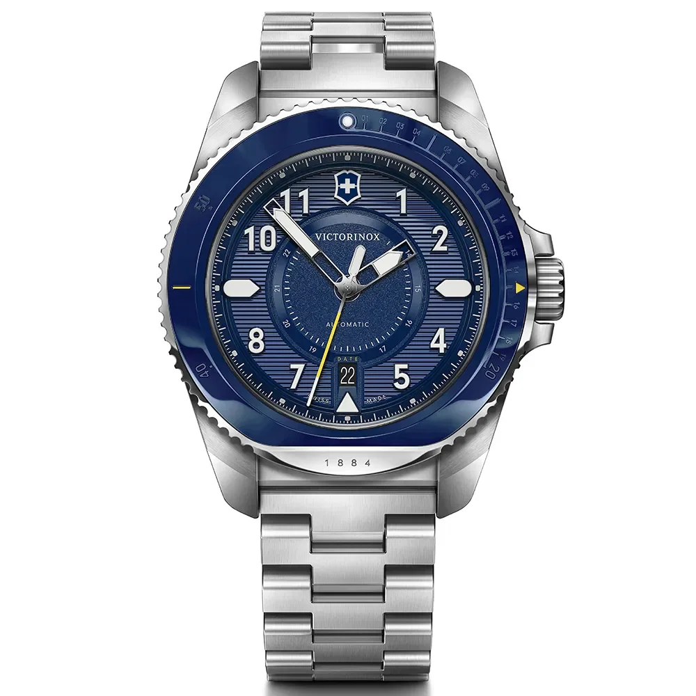 Relógio Victorinox Journey Automatico Masculino em Aço Prateado 242010