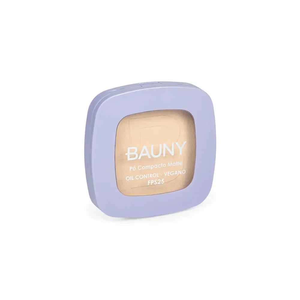 Pó Compacto Matte Bauny FPS 25 Cor 020 10g