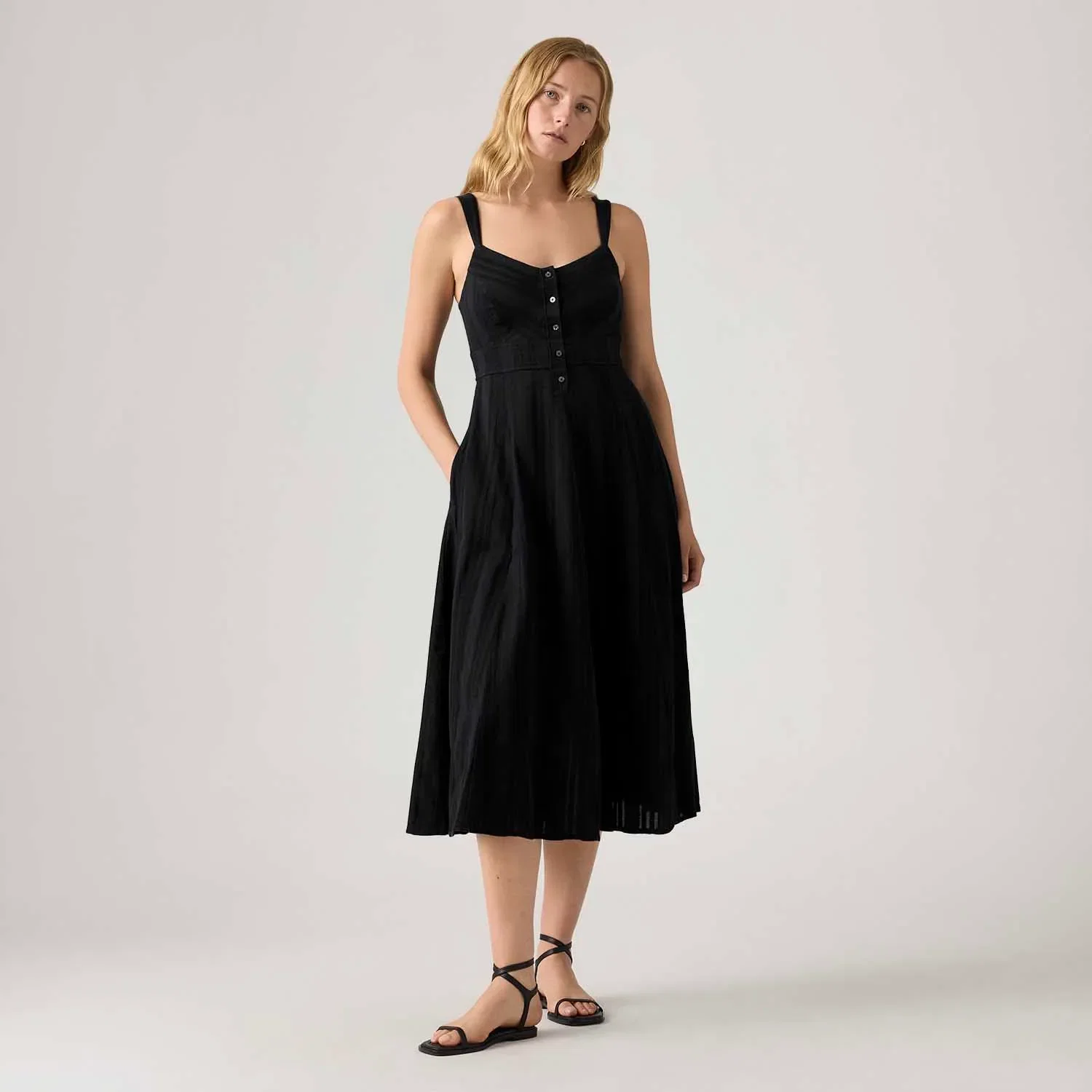 Vestido Midi Levi's® Ravina Preto