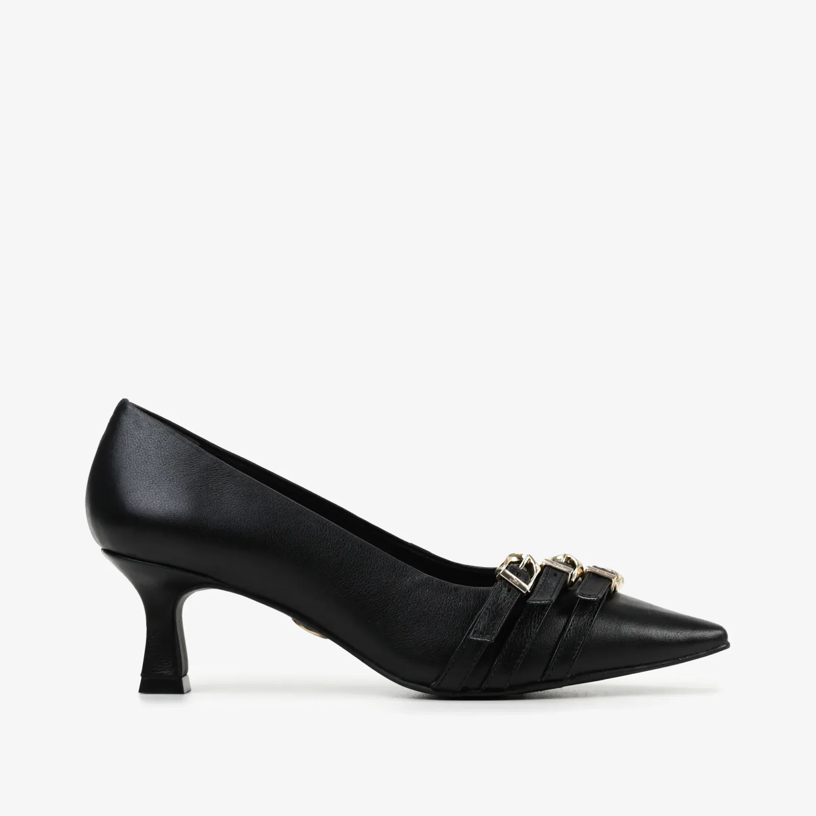 Scarpin Preto Couro