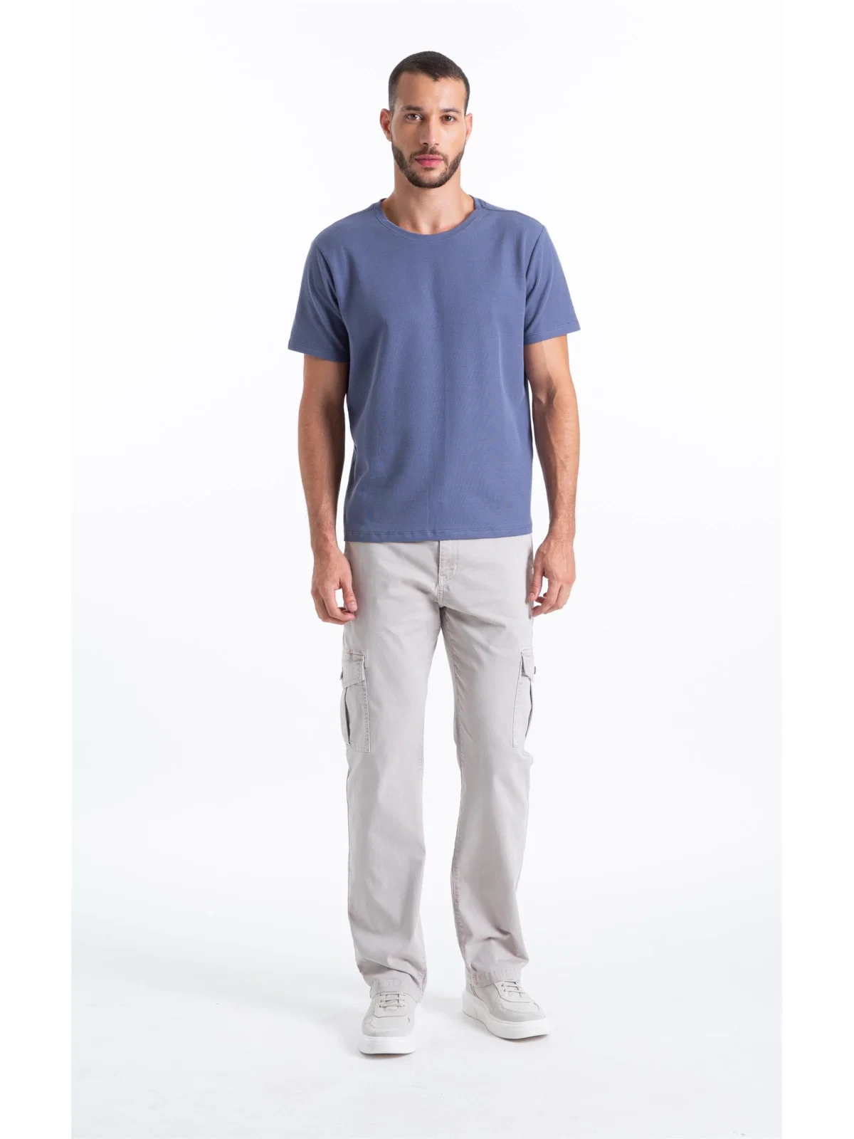 Calça Color Twill Power Classic Cargo Silver
