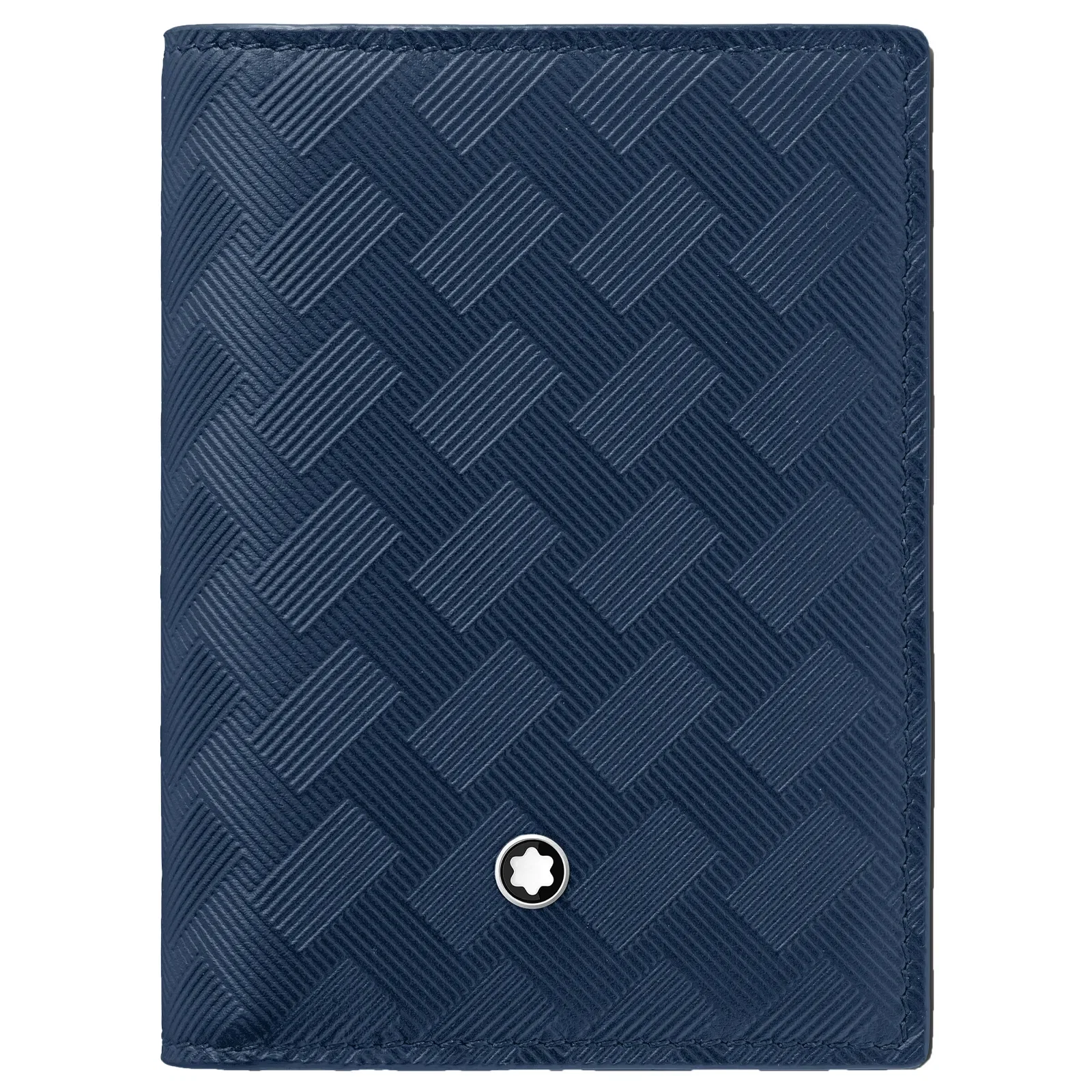 Porta Cartão Montblanc Masculina Extreme em Couro Azul - 198073