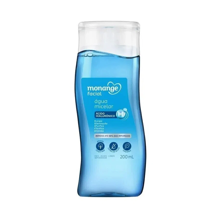 Água Micelar Monange Ácido Hialurônico 200ml