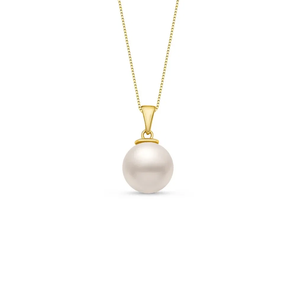 Pingente em Ouro Amarelo 18k com Pérola, 9.5-10mm — imagem 1