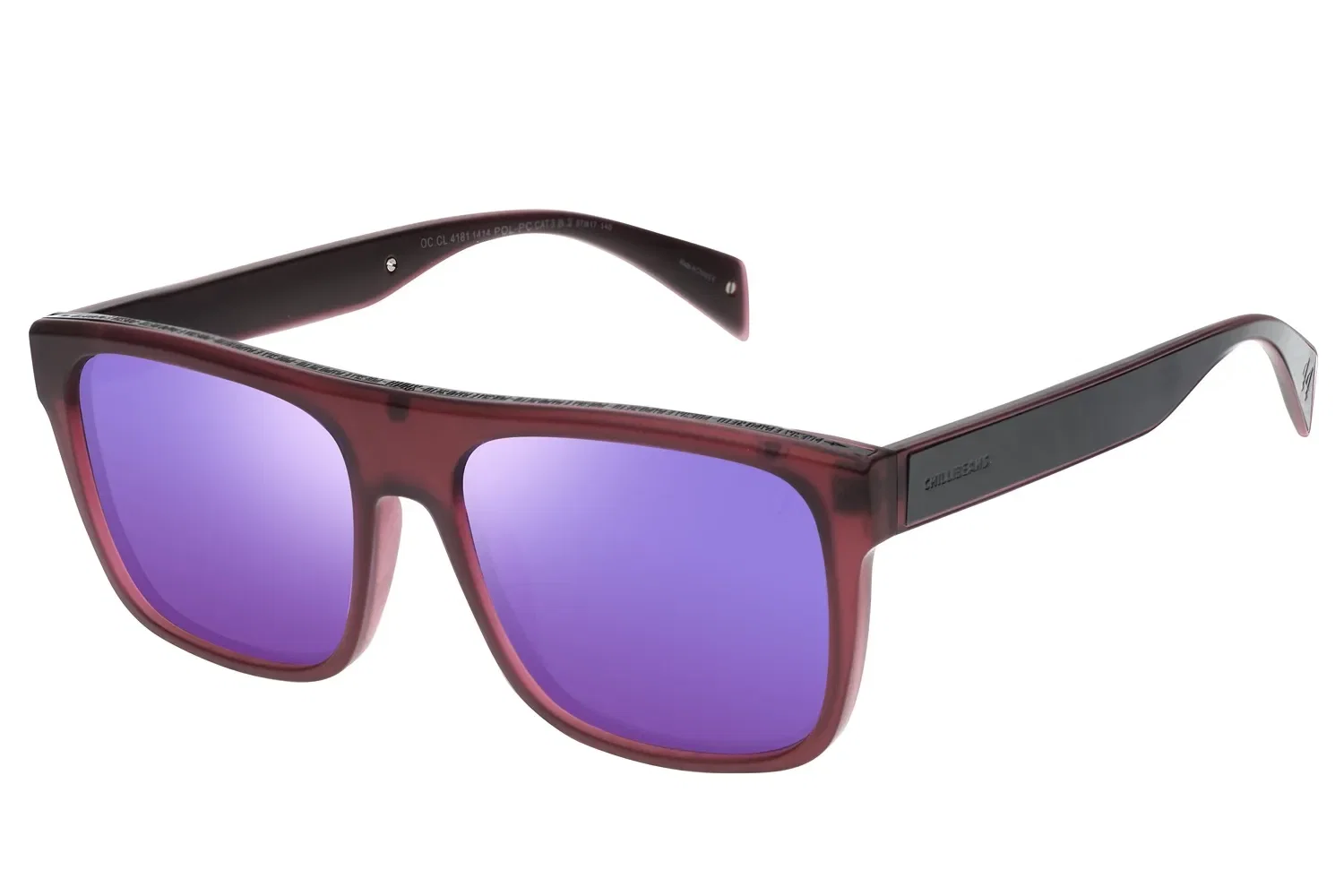 Óculos de Sol Masculino Xamã Papo Reto Roxo — imagem 1