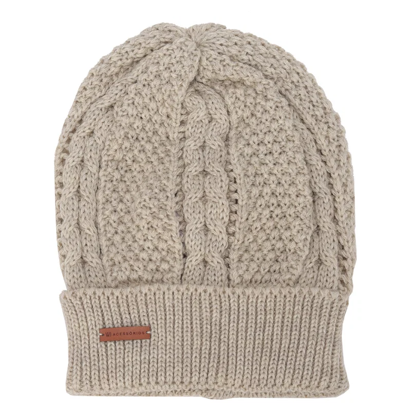 Gorro Lã Trançado
