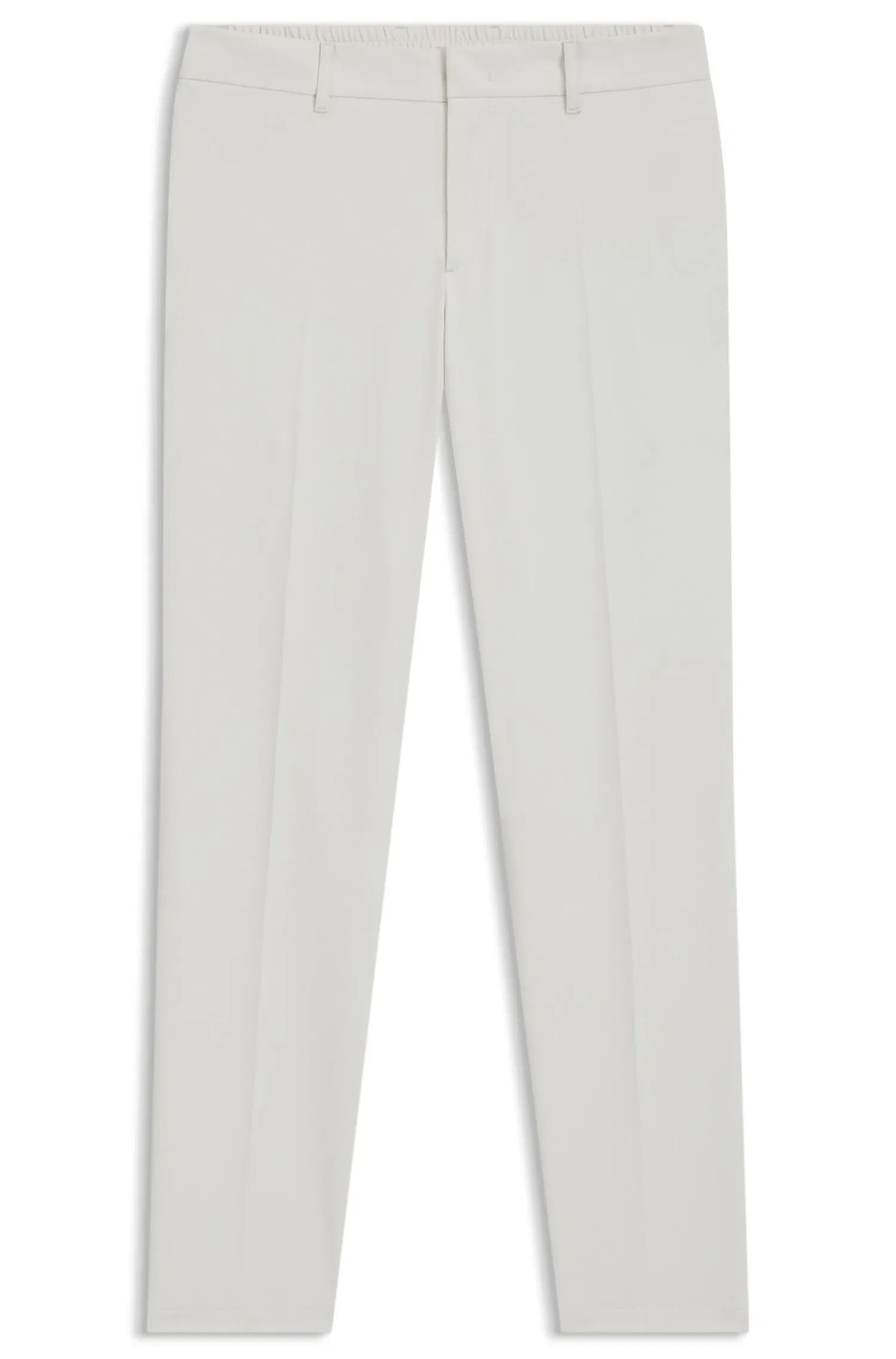 Calça Slim Fit Em Tecido Elástico