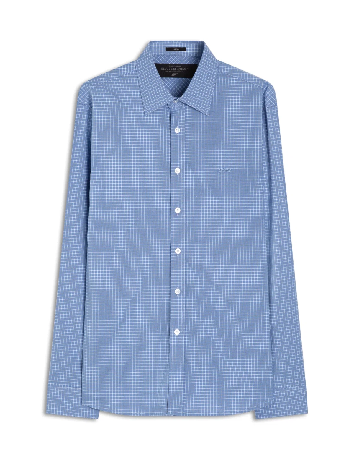 Camisa Tricoline Sky Slim Anatomic Azul Seco — imagem 1