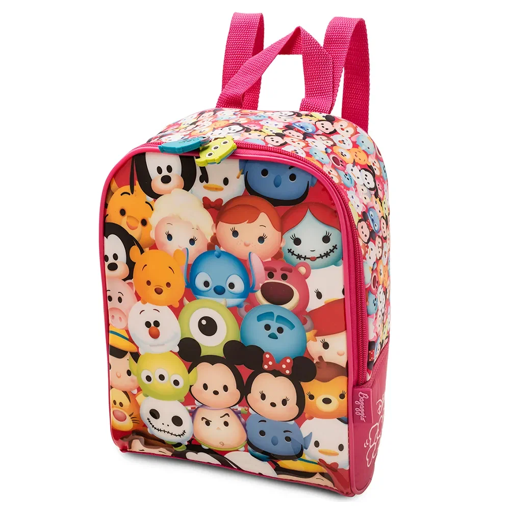 Lancheira Escolar Feminina Térmica Tsum Tsum Disney Rosa
