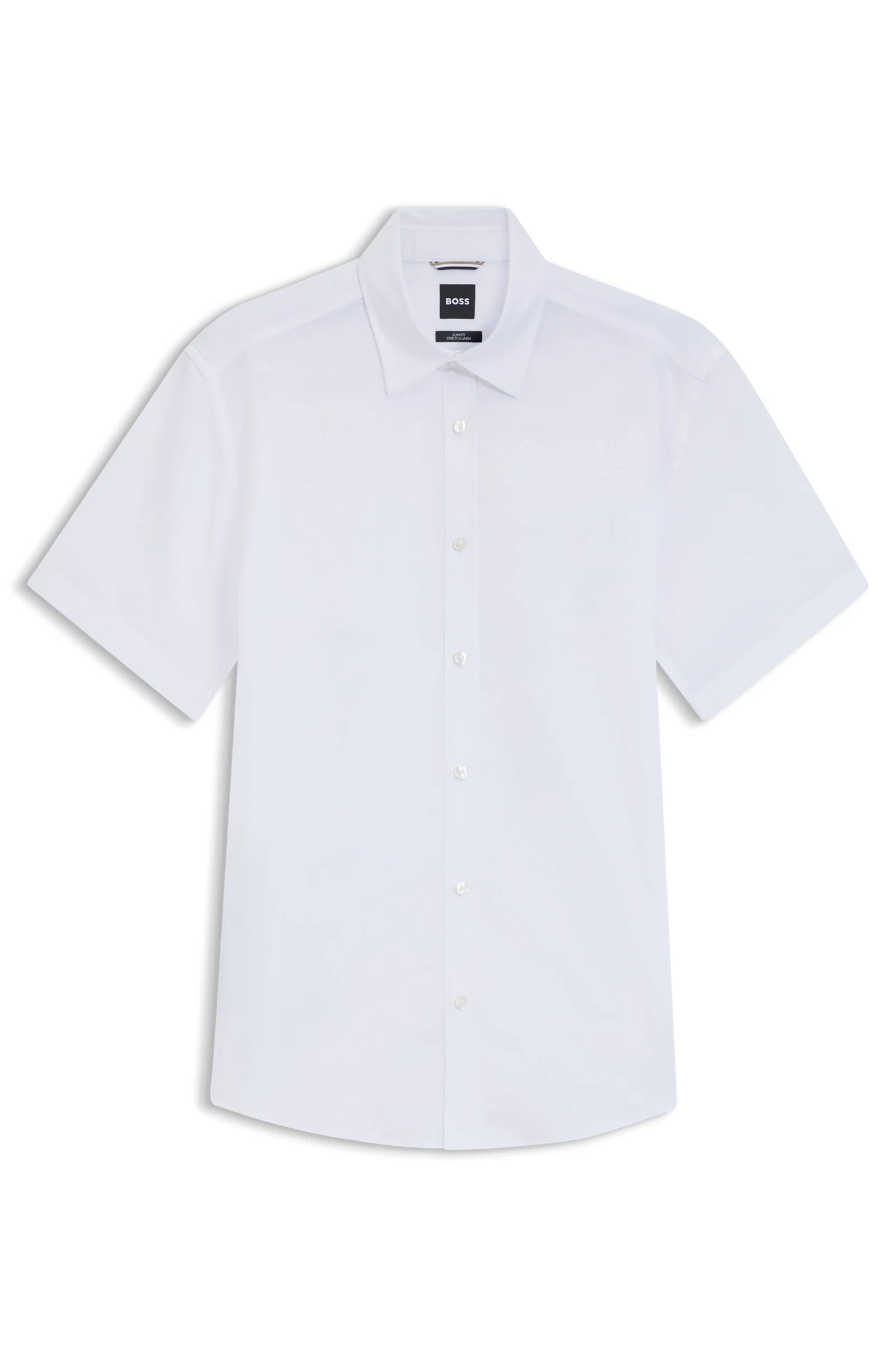 Camisa Slim Fit Em Linho — imagem 1